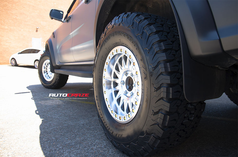 FORD RANGER RAPTOR NEXT GEN KMC KM445 IMPACT MACHINED