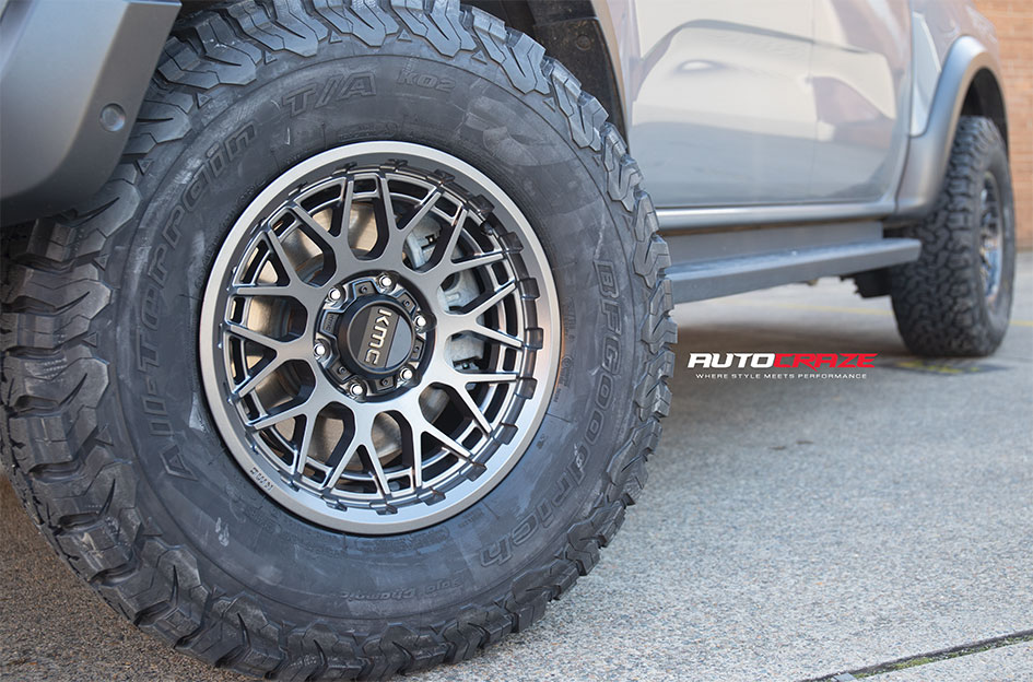 FORD RANGER RAPTOR NEXT GEN KMC TECHNIC ANTHRACITE