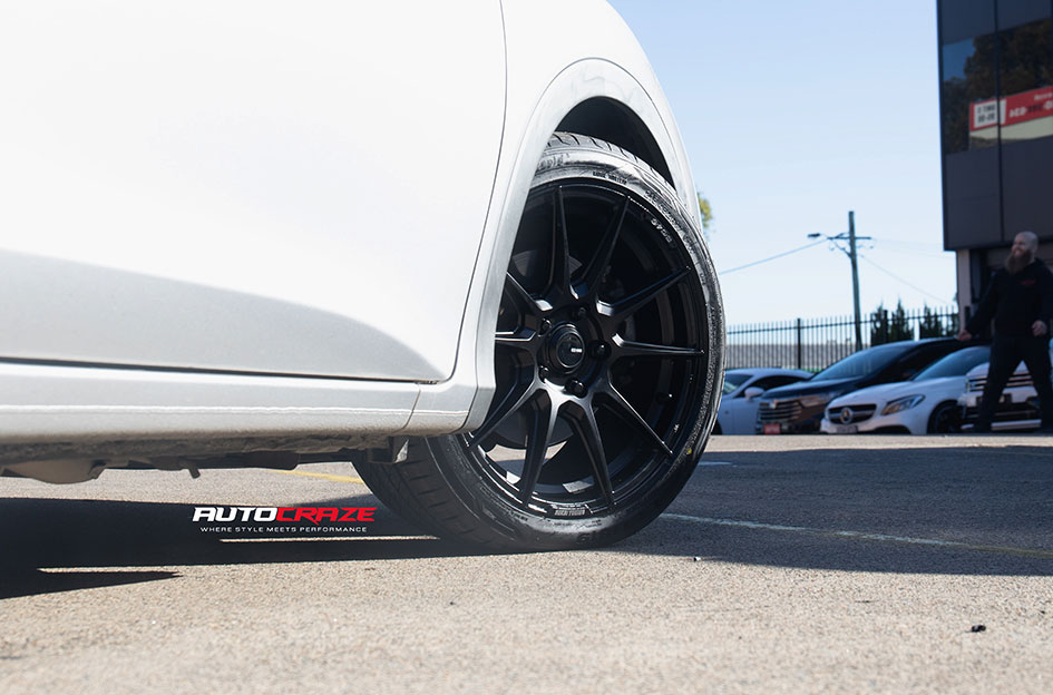 HONDA CIVIC ENKEI SC46 MATT BLACK & MILLING