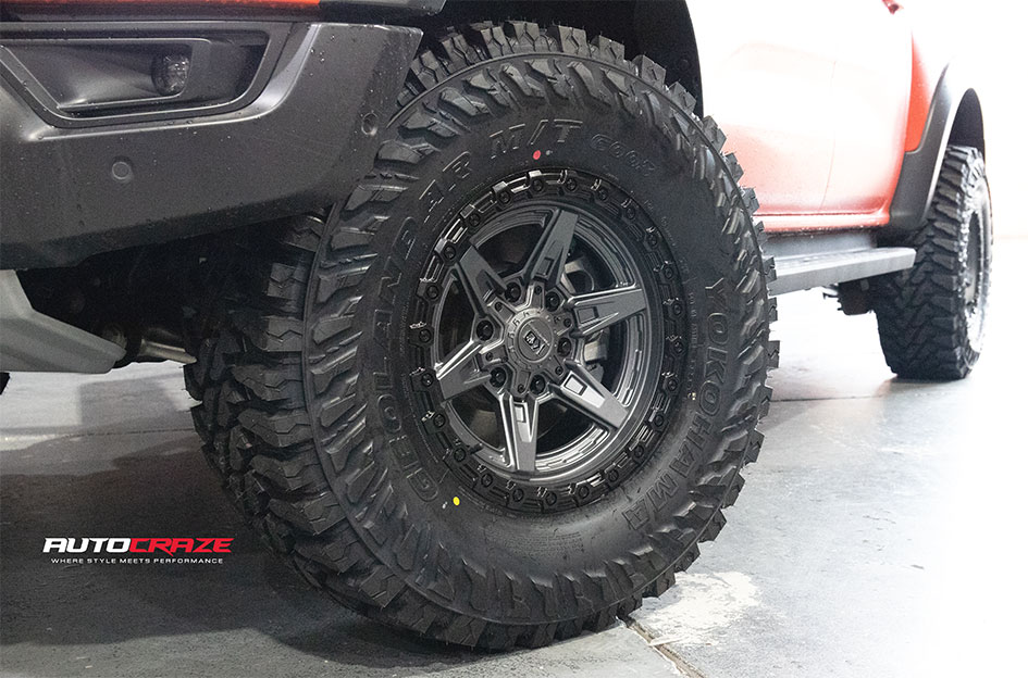 FORD RANGER RAPTOR NEXT GEN KING TITAN MATTE TITANIUM