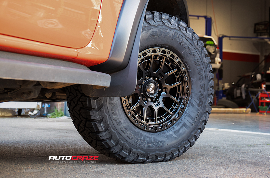 FORD RANGER RAPTOR NEXT GEN LENSO GRAVEL SATIN BLACK