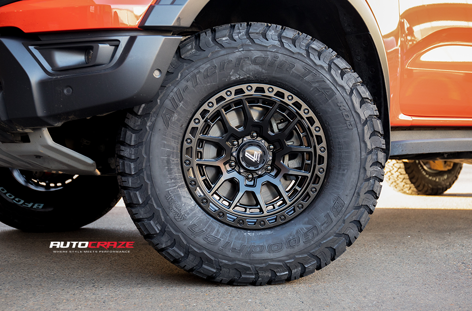 FORD RANGER RAPTOR NEXT GEN LENSO GRAVEL SATIN BLACK