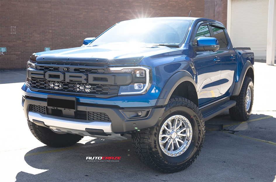FORD RANGER RAPTOR NEXT GEN NOMAD N133 SILVER MACHINED FACE