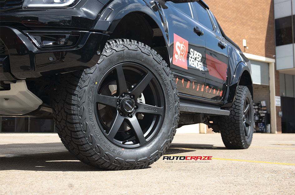 FORD RANGER RAPTOR NEXT GEN SIMMONS S6 MATTE BLACK