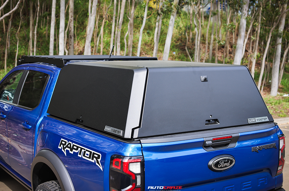 FORD RANGER RAPTOR NEXT GEN NOMAD N232 GLOSS BLACK DARK TINT