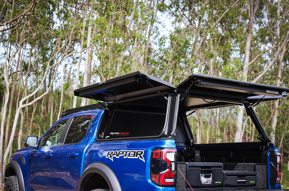 FORD RANGER RAPTOR NEXT GEN NOMAD N232 GLOSS BLACK DARK TINT