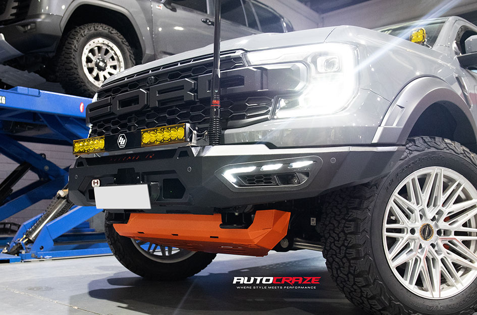 FORD RANGER RAPTOR NEXT GEN VOSSEN HF-7 SILVER POLISHED