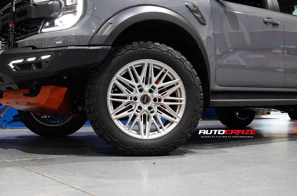 FORD RANGER RAPTOR NEXT GEN VOSSEN HF-7 SILVER POLISHED