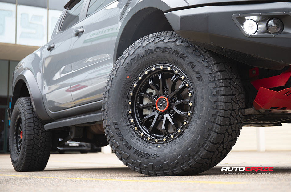FORD RANGER RAPTOR NOMAD N133 SATIN BLACK