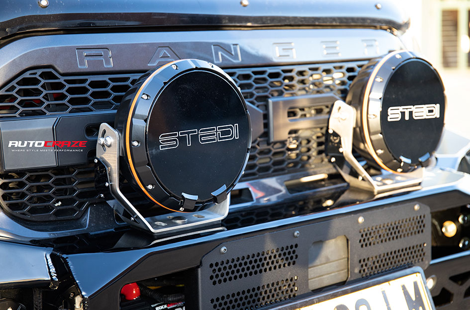 FORD RANGER KMC HEIST SATIN BLACK MILLED