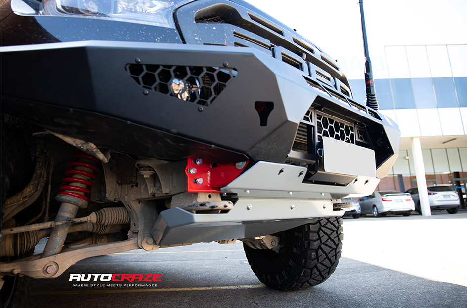 FORD RANGER RAPTOR KING ZOMBIE SATIN BLACK BRONZE TINT 