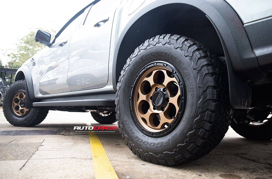 FORD RANGER RAPTOR NEXT GEN KMC DIRTY HARRY MATTE BRONZE 