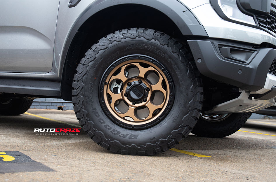 FORD RANGER RAPTOR NEXT GEN KMC DIRTY HARRY MATTE BRONZE 
