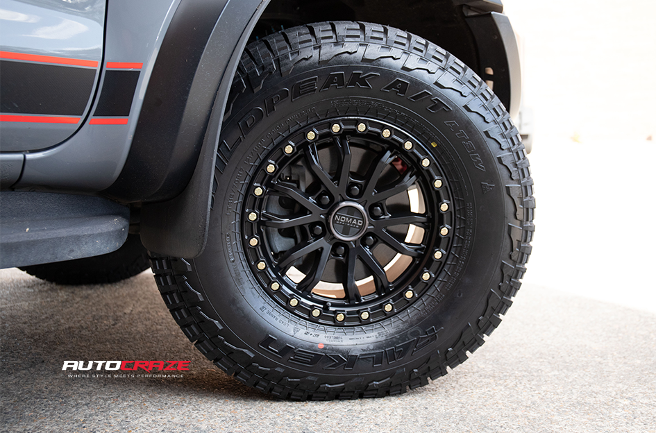 FORD RANGER RAPTOR NOMAD N133 SATIN BLACK