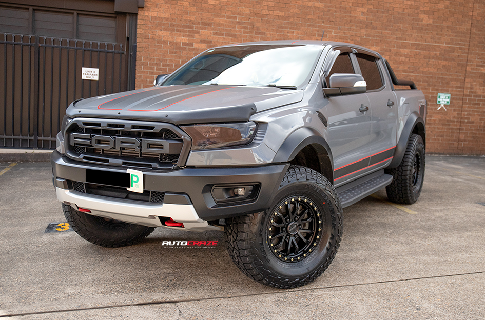 FORD RANGER RAPTOR NOMAD N133 SATIN BLACK