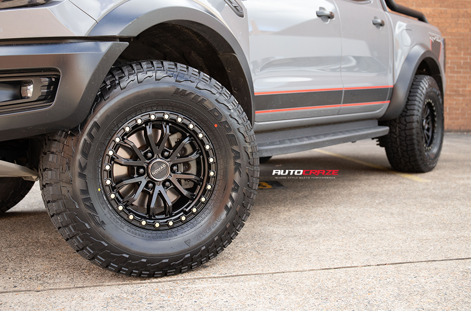 FORD RANGER RAPTOR NOMAD N133 SATIN BLACK