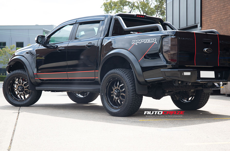 FORD RANGER RAPTOR SPEEDY WASTELAND SATIN BLACK/PEWTER
