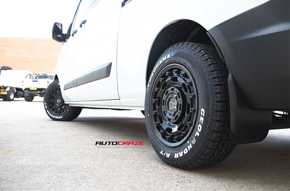 FORD TRANSIT BLACK RHINO ARSENAL MATTE BLACK 