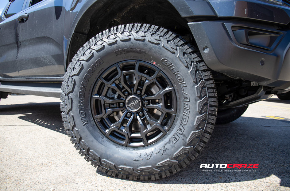 FORD RANGER RAPTOR NEXT GEN NOMAD N162 GLOSS BLACK DARK TINT