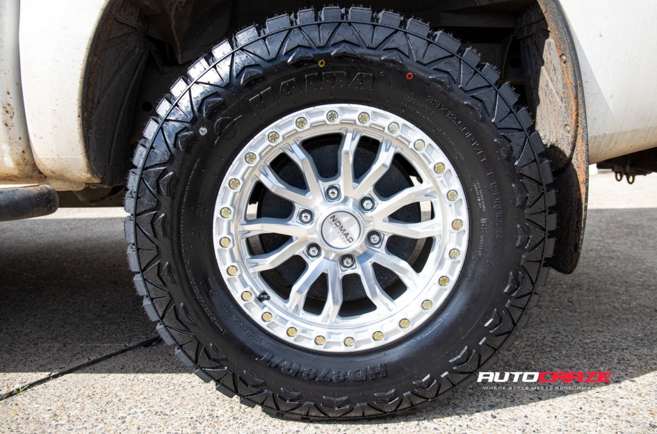FORD RANGER PX NOMAD N133 SILVER MACHINED FACE