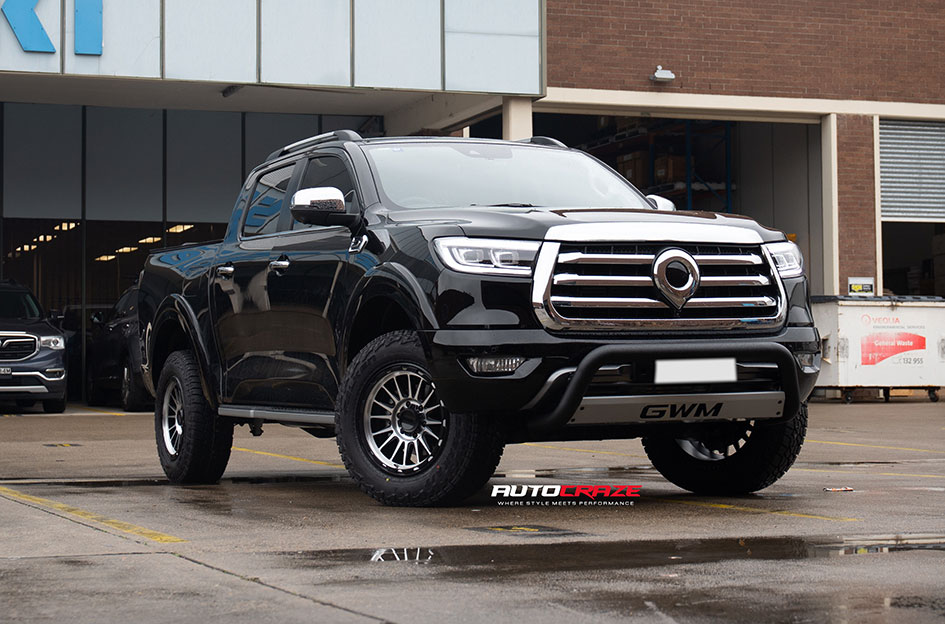 GREAT WALL CANNON IMPACT KMC IMPACT SATIN BLACK MACHINED