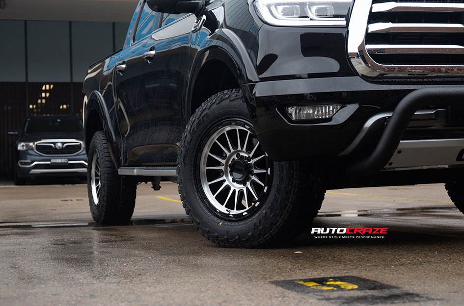 GREAT WALL CANNON IMPACT KMC IMPACT SATIN BLACK MACHINED