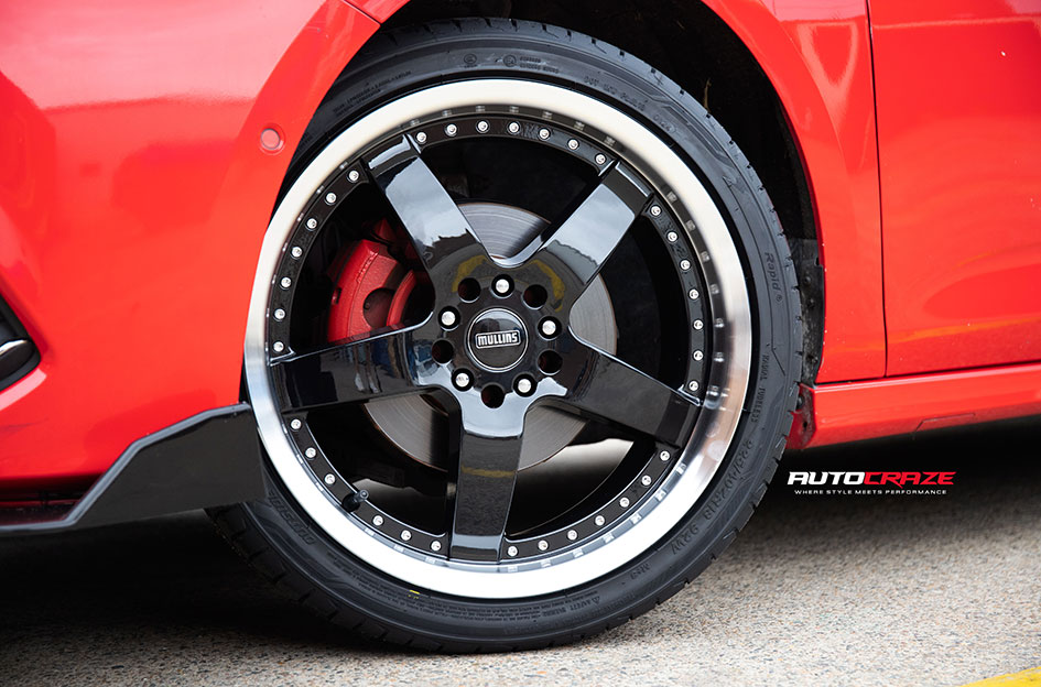 HOLDEN ASTRA CSA BERETTA GLOSS BLACK W/ MACHINED LIP