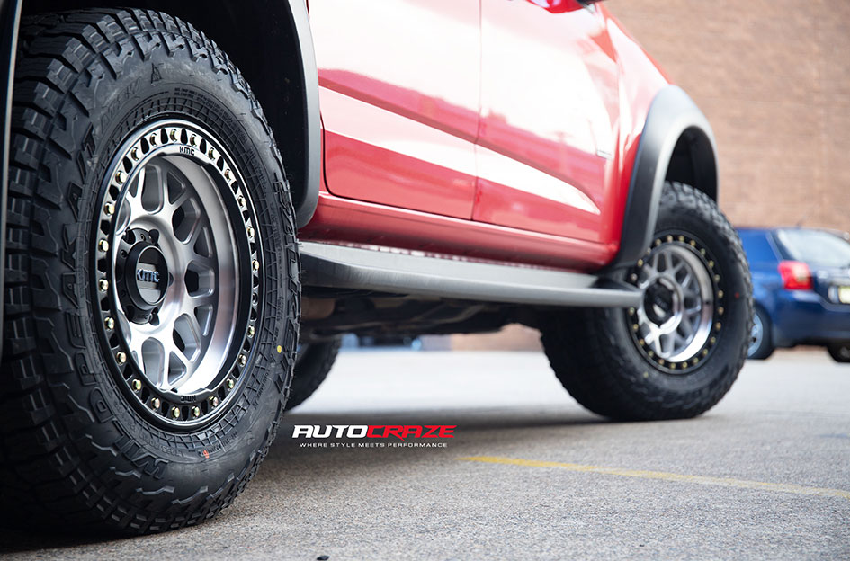 HOLDEN COLORADO KMC GRS MACHINED W/ SATIN BLACK LIP