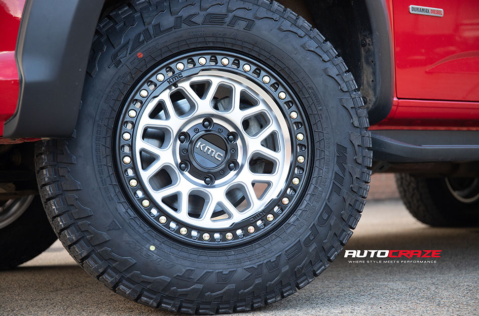 HOLDEN COLORADO KMC GRS MACHINED W/ SATIN BLACK LIP