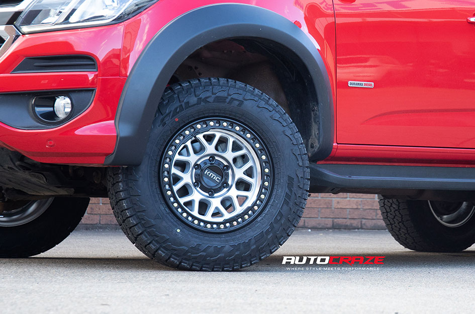 HOLDEN COLORADO KMC GRS MACHINED W/ SATIN BLACK LIP