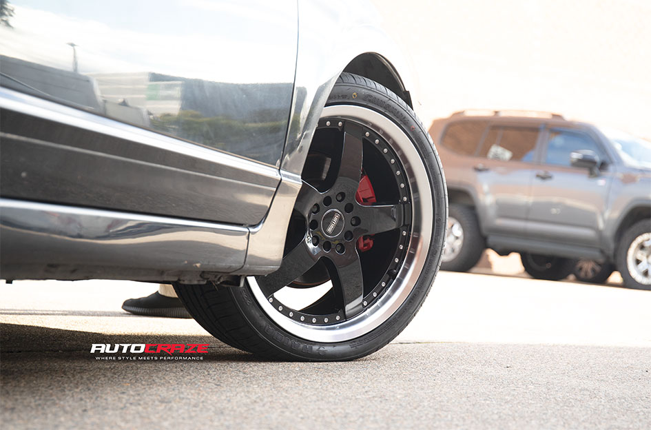 HONDA CIVIC CSA BERETTA GLOSS BLACK W/ MACHINED LIP