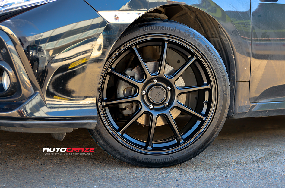 HONDA CIVIC MOTEGI MR140 SATIN BLACK