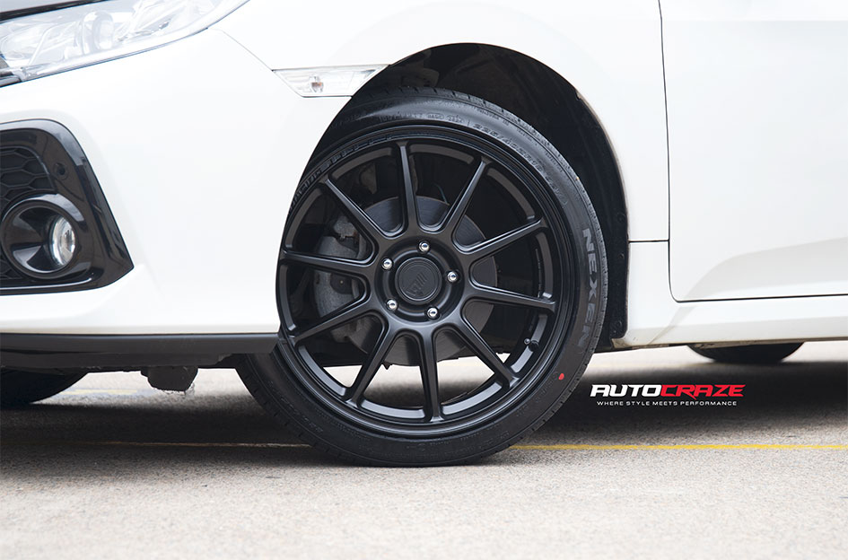 HONDA COVIC MOTEGI MR140 SATIN BLACK