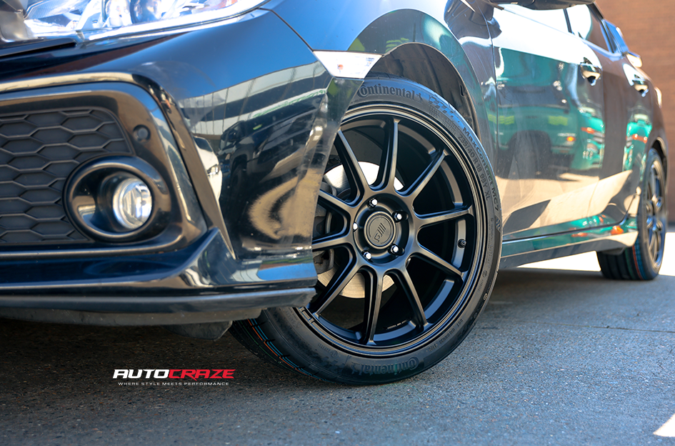 HONDA CIVIC MOTEGI MR140 SATIN BLACK