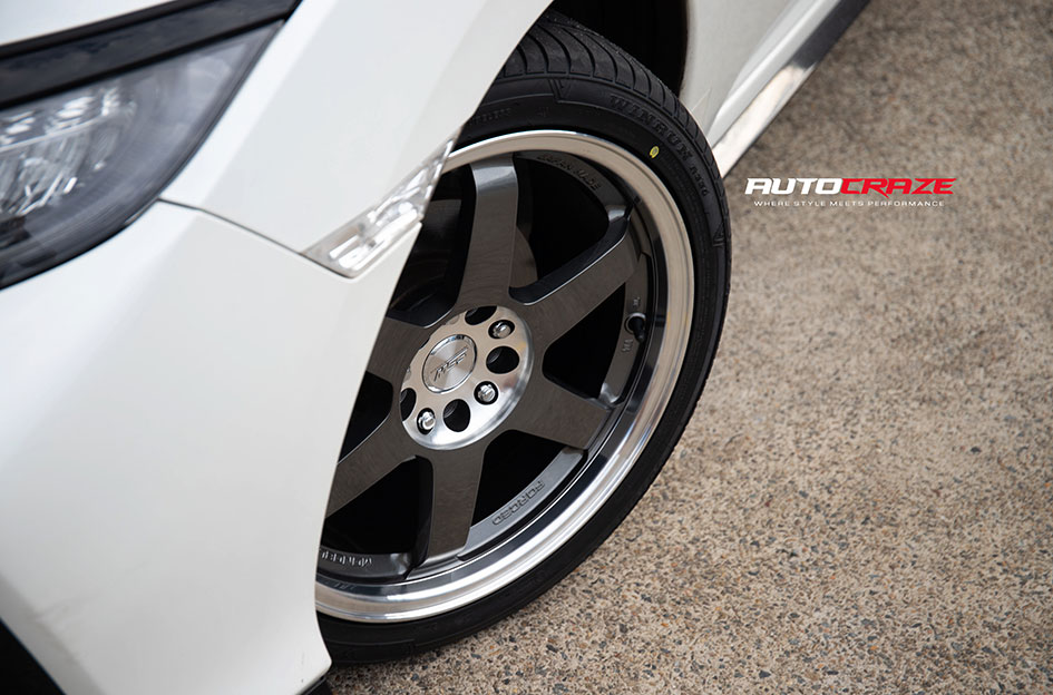 HONDA CIVIC SSW DRIFTER GUNMETAL LIP POLISHED 