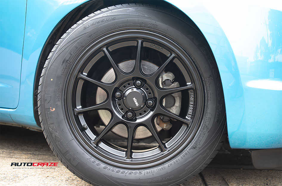 HONDA JAZZ KONIG DEKAGRAM MATTE BLACK
