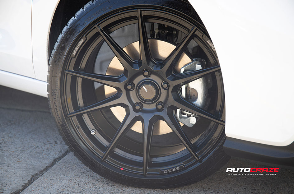 HYUNDAI I30 ENKEI SC46 MATT BLACK & MILLING