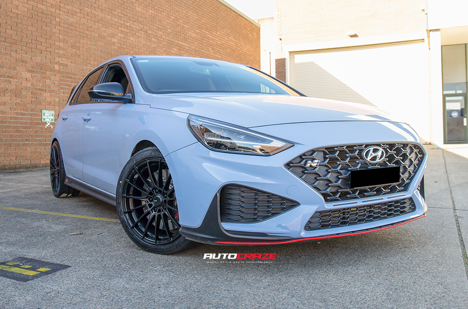 HYUNDAI I30N ENKEI FC01 MATTE BLACK