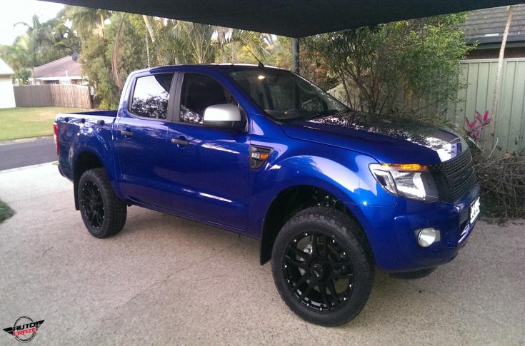 FORD PJ & PK RANGER CLIFF MATTE BLACK