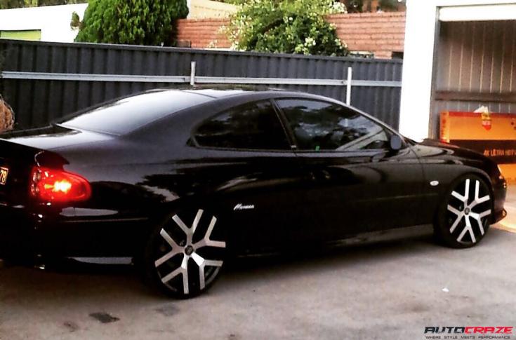 HOLDEN MONARO F SERIES BLACK OR MACHINED FACE