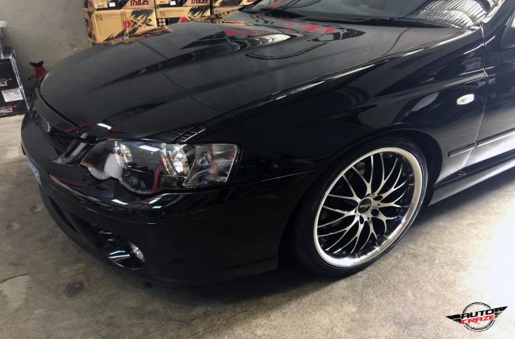FORD FALCON FG MALICE BLACK MACHINED FACE