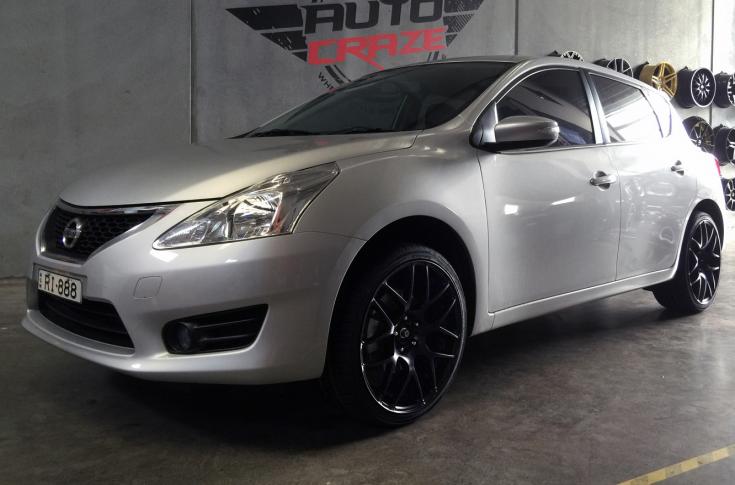 NISSAN PULSAR 5 STUD M SPEC MATTE BLACK 1
