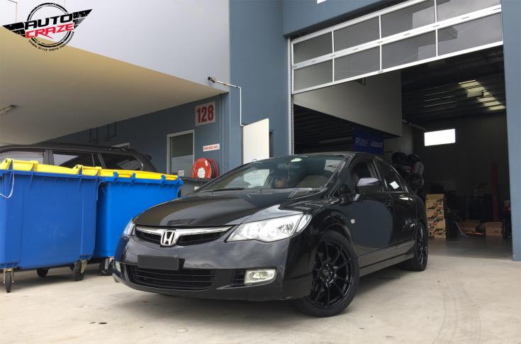 HONDA CIVIC 5 STUD CHALLENGE BLACK