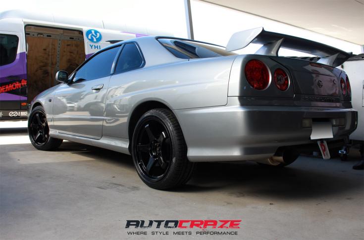 NISSAN SKYLINE R34 DRIFT TEK GLOSS BLACK