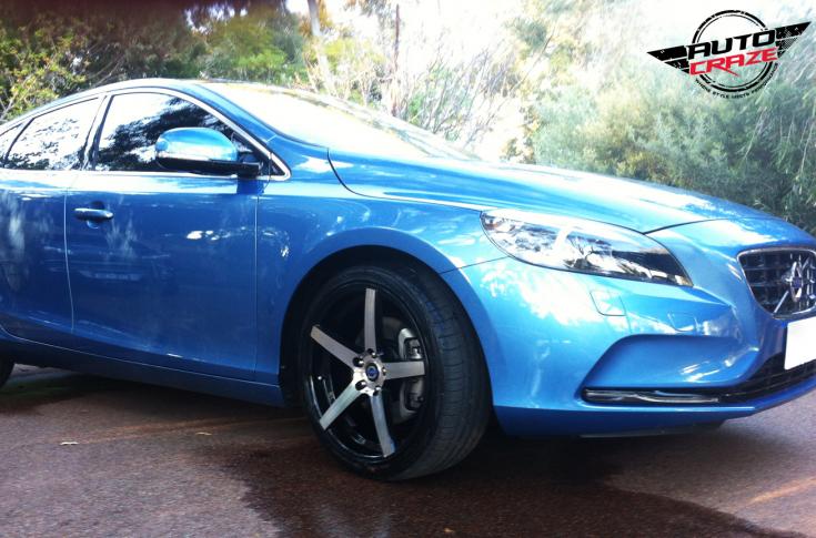 VOLVO V40 RACER BLACK MACHINED FACE