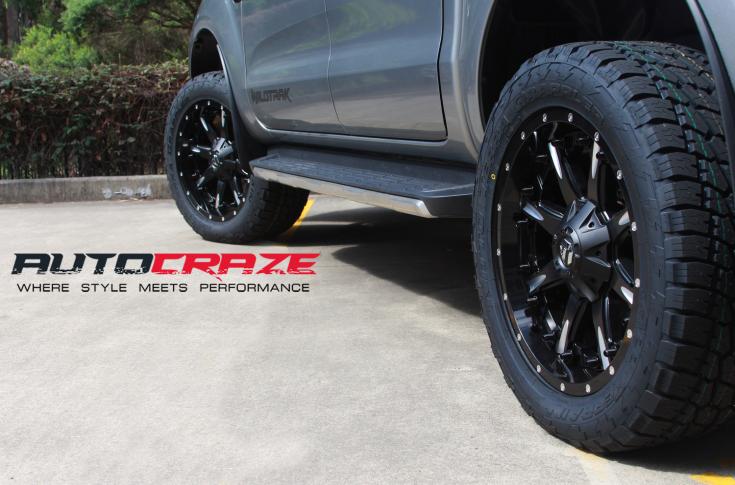 FORD RANGER NUTZ GLOSS BLACK MILLED ACCENT