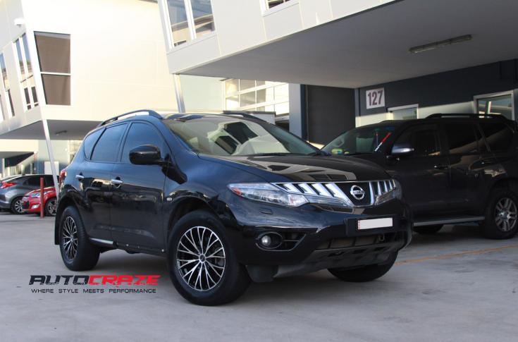 NISSAN MURANO ASPIRE BLACK MACHINED FACE