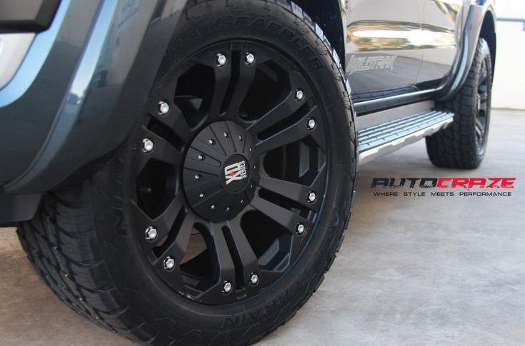 FORD RANGER MONSTER XD MATTE BLACK