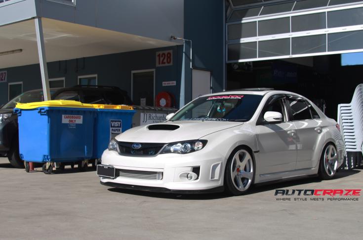 SUBARU WRX TMB SILVER MACHINED FACE