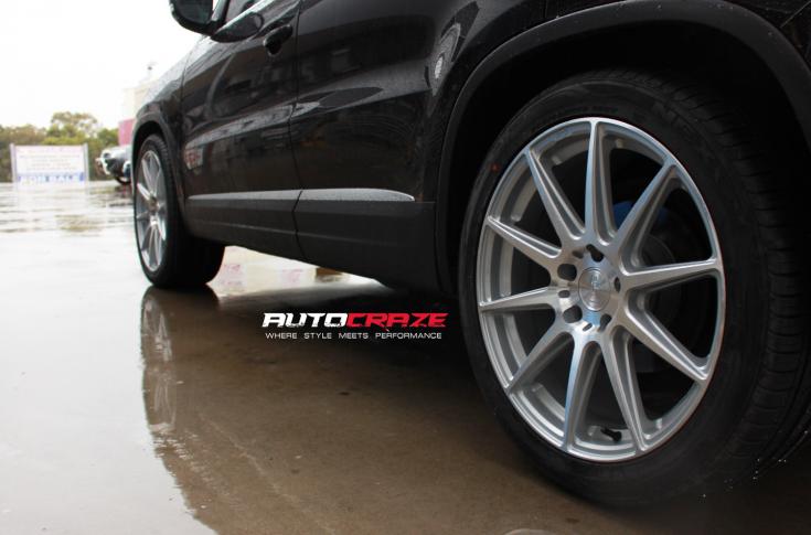 VOLKSWAGEN TOUAREG ESSEN SILVER MACHINED FACE